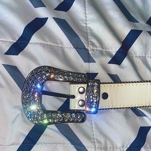 White Bb belt